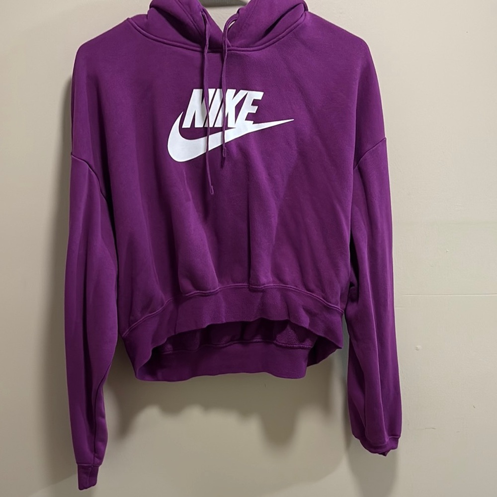 Nike Purple Sweater with Iconic Swoosh